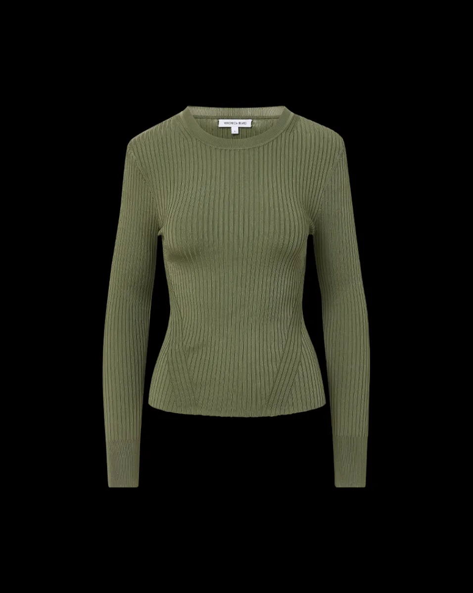 Acara Pullover in Stone Army>Veronica Beard Discount