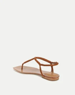 Amelia T-Strap Suede Sandal><noscript><img width=