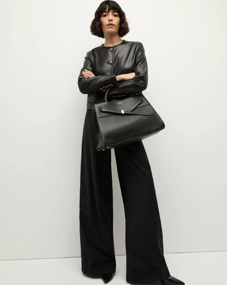 Andrea Leather Jacket in>Veronica Beard Clearance