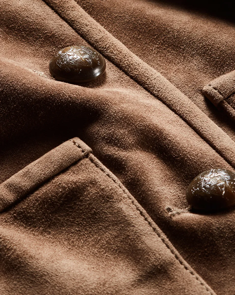 Andrea Suede Jacket in>Veronica Beard