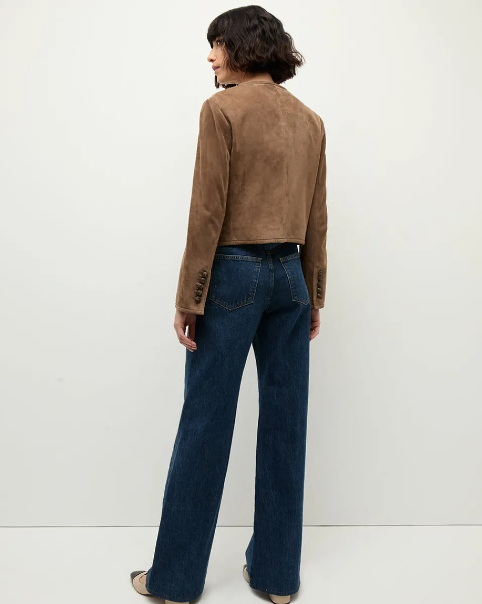 Andrea Suede Jacket in>Veronica Beard