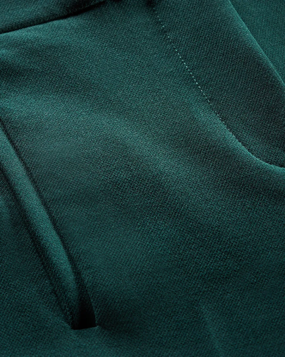 Arte High Waisted Pant in Dark Green>Veronica Beard Discount