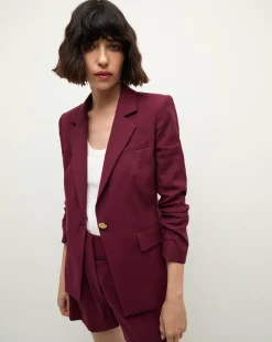Battista Dickey Jacket in>Veronica Beard Hot