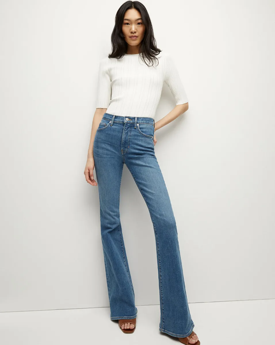 Beverly Skinny-Flare Jean in Sedona River>Veronica Beard