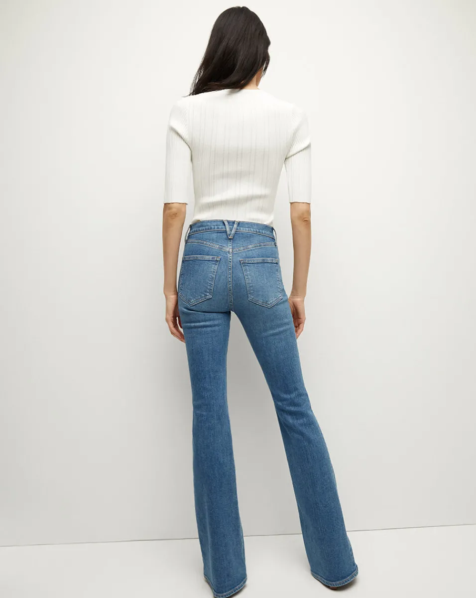 Beverly Skinny-Flare Jean in Sedona River>Veronica Beard