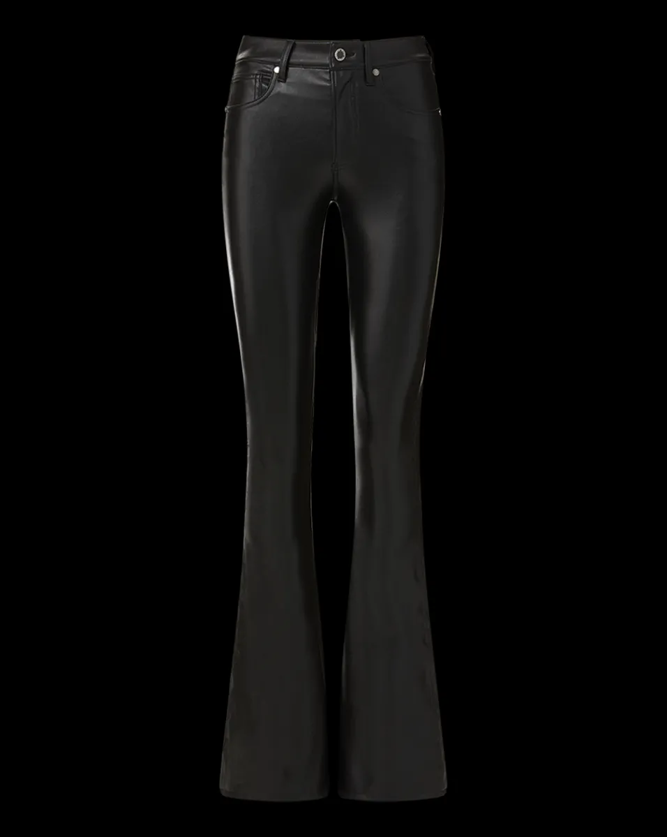 Beverly Vegan Leather Skinny-Flare Pant in>Veronica Beard Discount