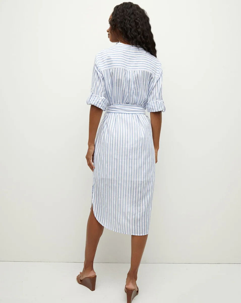 Bianca Cotton Shirtdress in>Veronica Beard