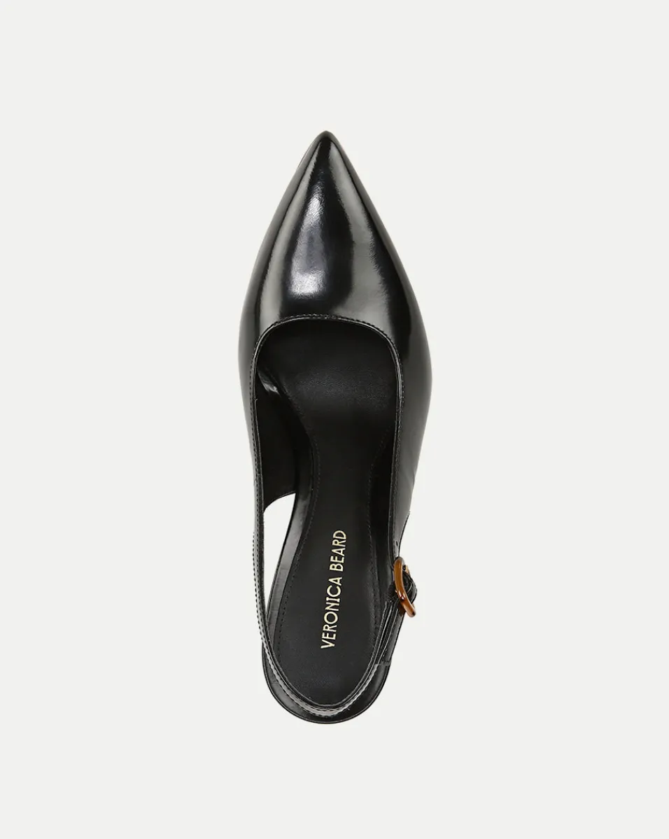 Callie Leather Slingback Pump in>Veronica Beard Outlet