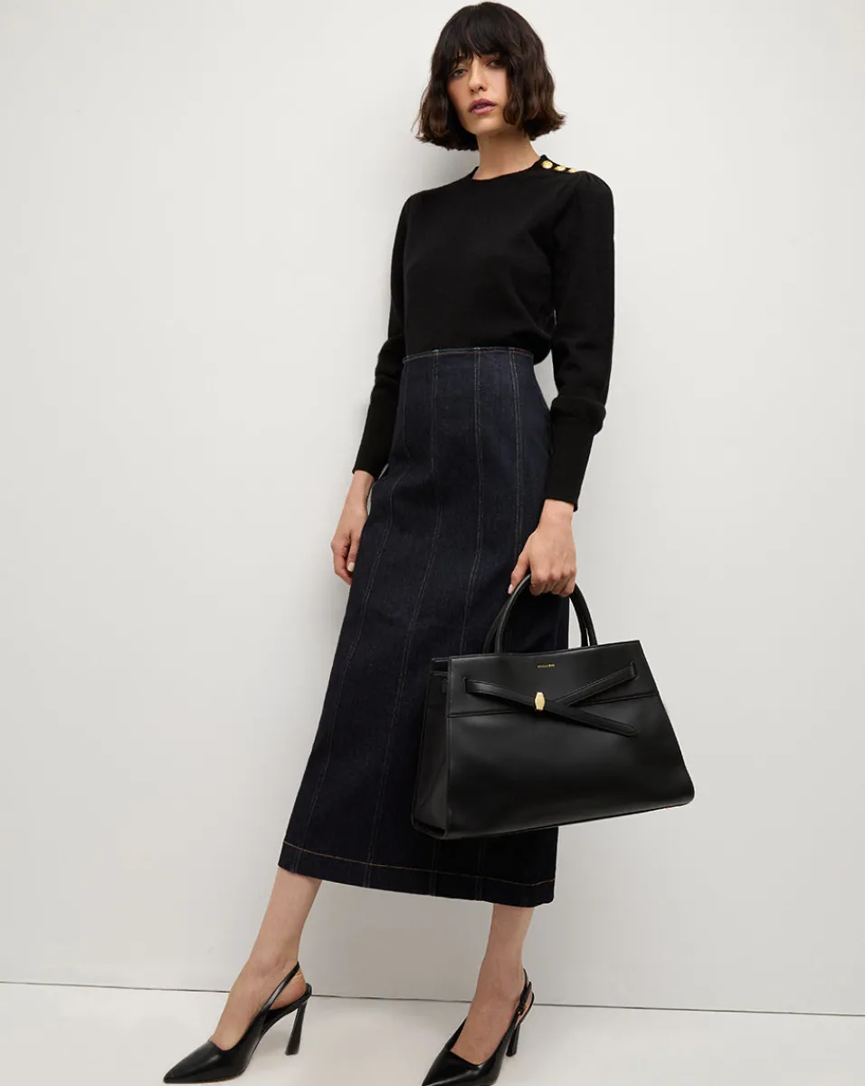 Callie Leather Slingback Pump in>Veronica Beard Outlet