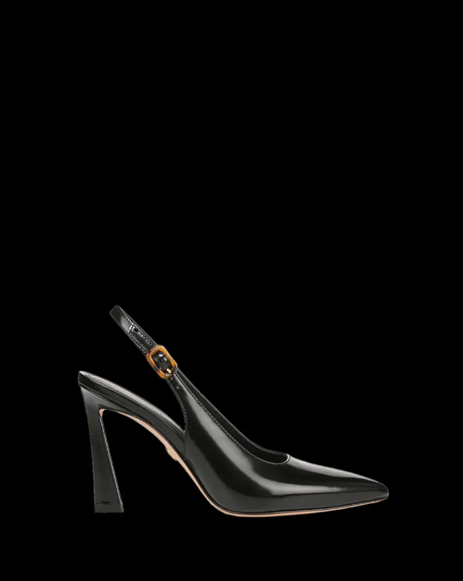 Callie Leather Slingback Pump in>Veronica Beard Outlet