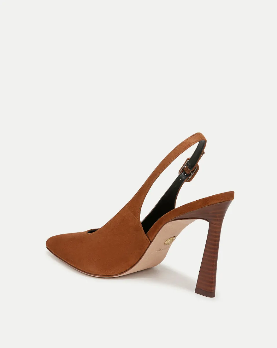 Callie Suede Slingback Pump in>Veronica Beard Sale