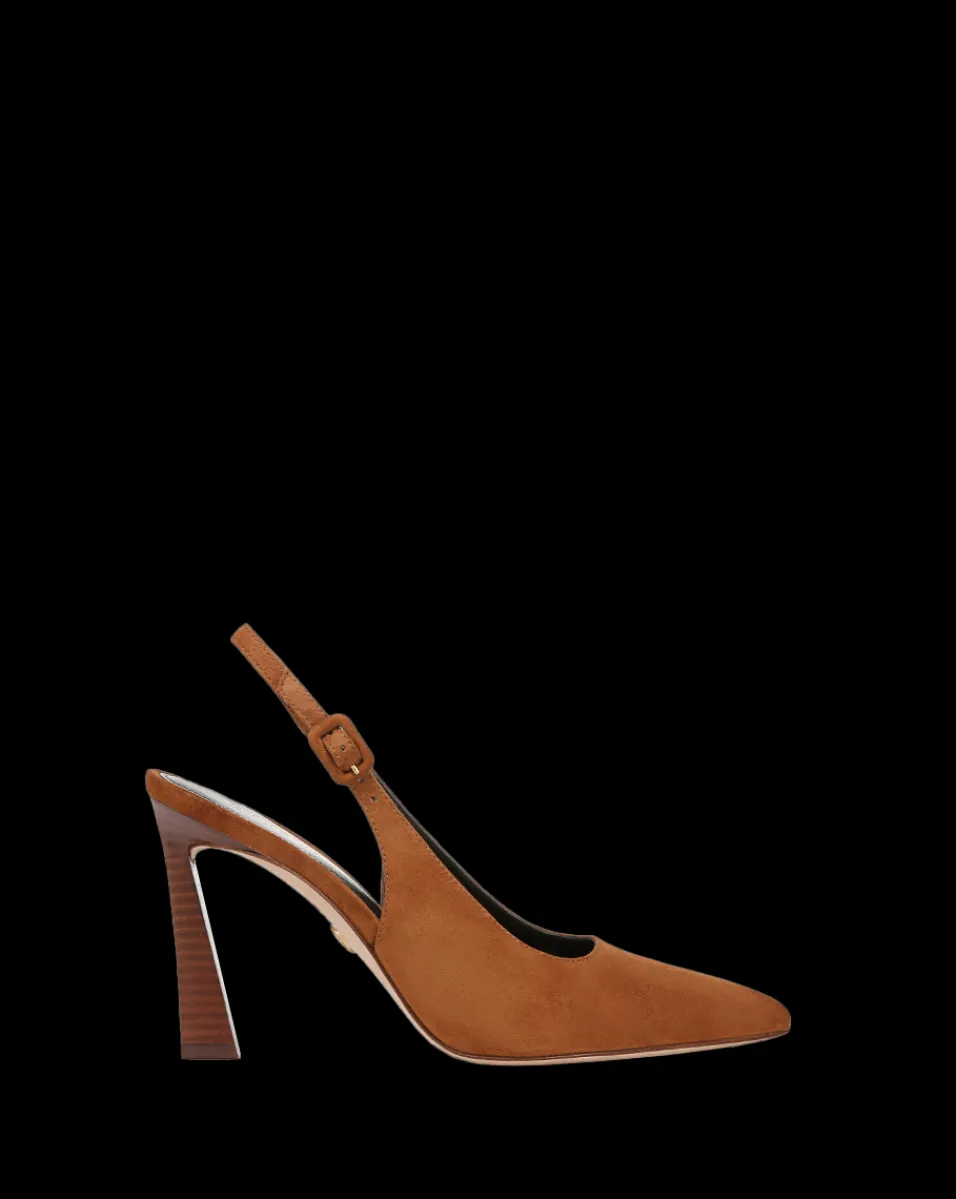Callie Suede Slingback Pump in>Veronica Beard Sale