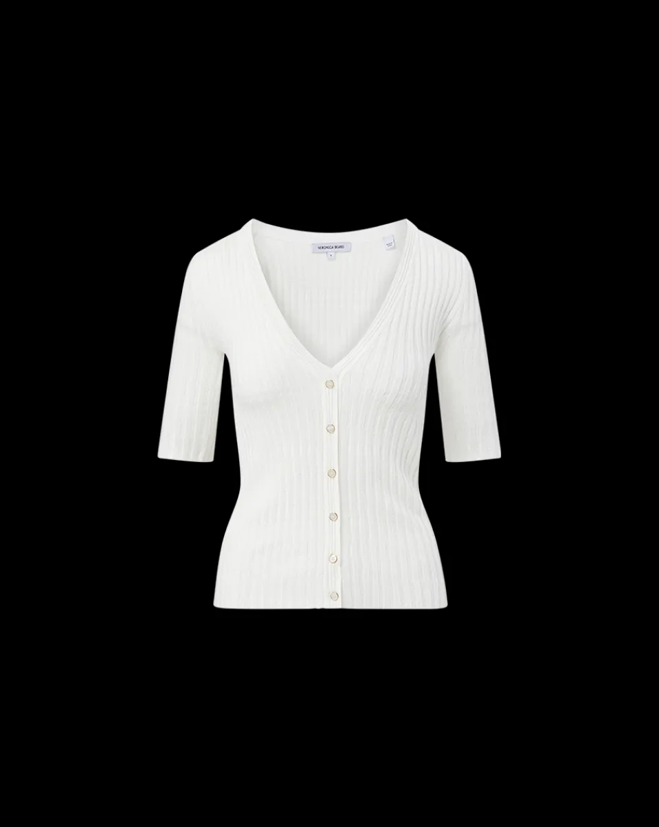 Calliope Ribbed Cardigan in>Veronica Beard