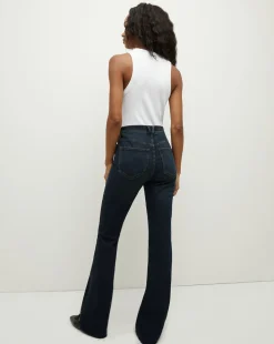 Cameron Raw Hem Bootcut Jean in Dark Ink><noscript><img data-lazyloaded=