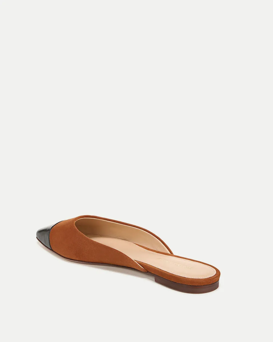 Carlotta Suede Flat in>Veronica Beard