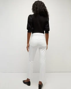 Carly Raw Hem Kick-Flare Jean in><noscript><img width=