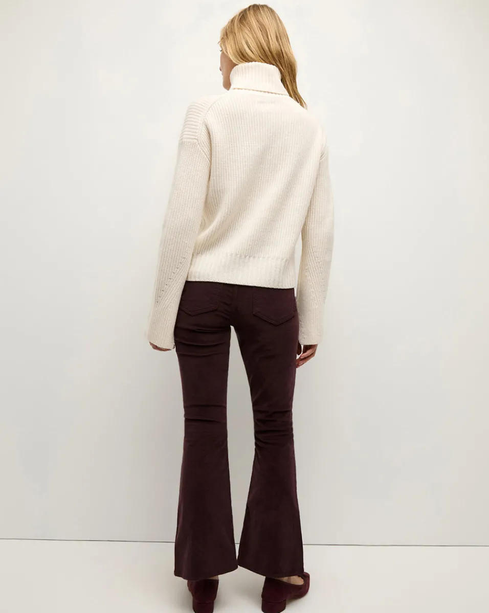 Carson Corduroy Kick-Flare Pant in>Veronica Beard Outlet