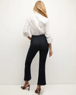 Carson Off-Duty Kick-Flare Jean in Black><noscript><img width=