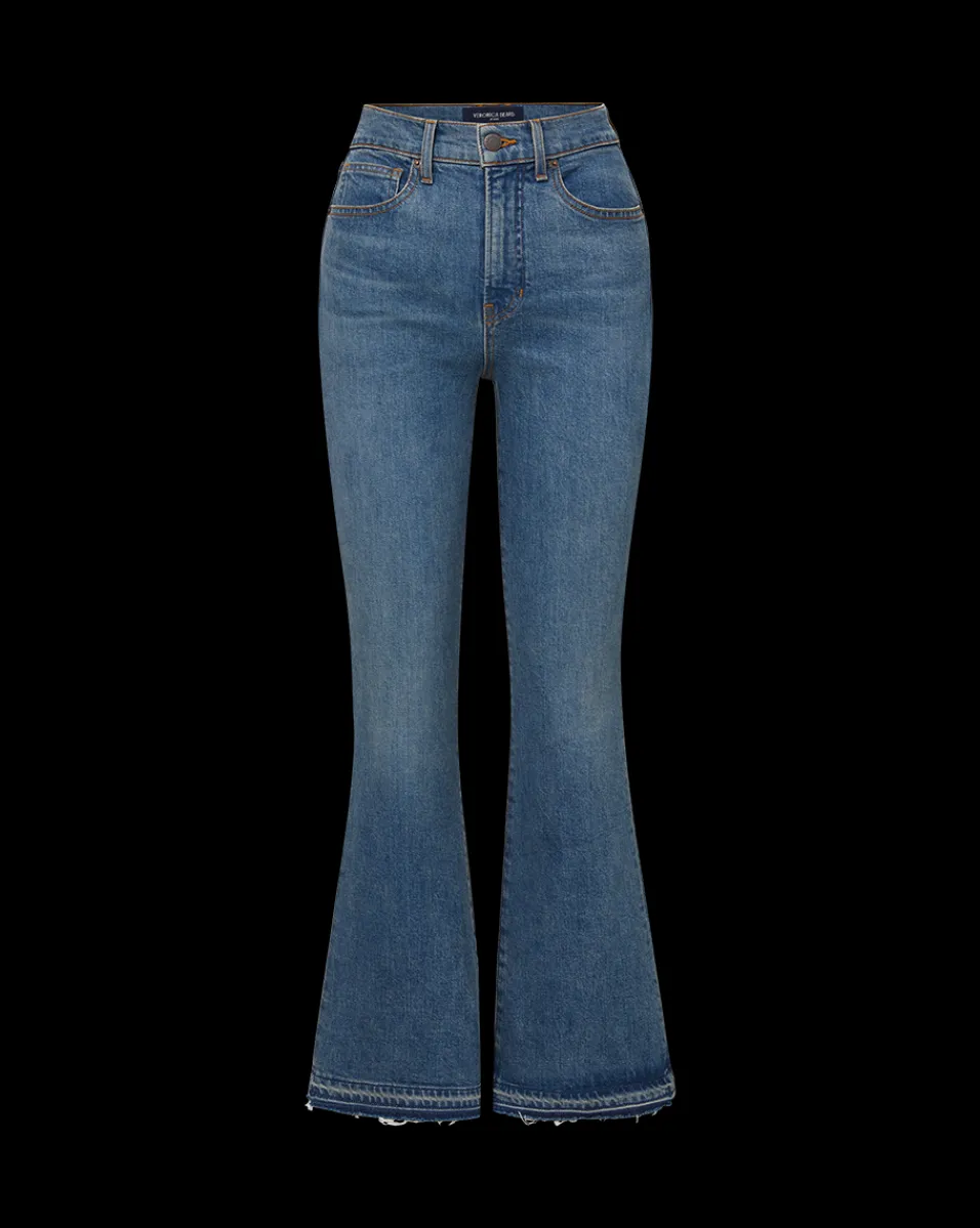 Carson Released Hem Kick-Flare Jean in>Veronica Beard Best