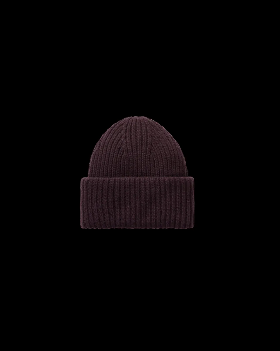 Cashmere Foldover Beanie in Dark Chocolate>Veronica Beard Sale