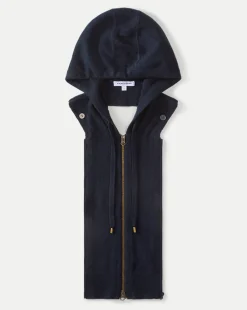 Cashmere Hoodie Dickey Insert in>Veronica Beard Online