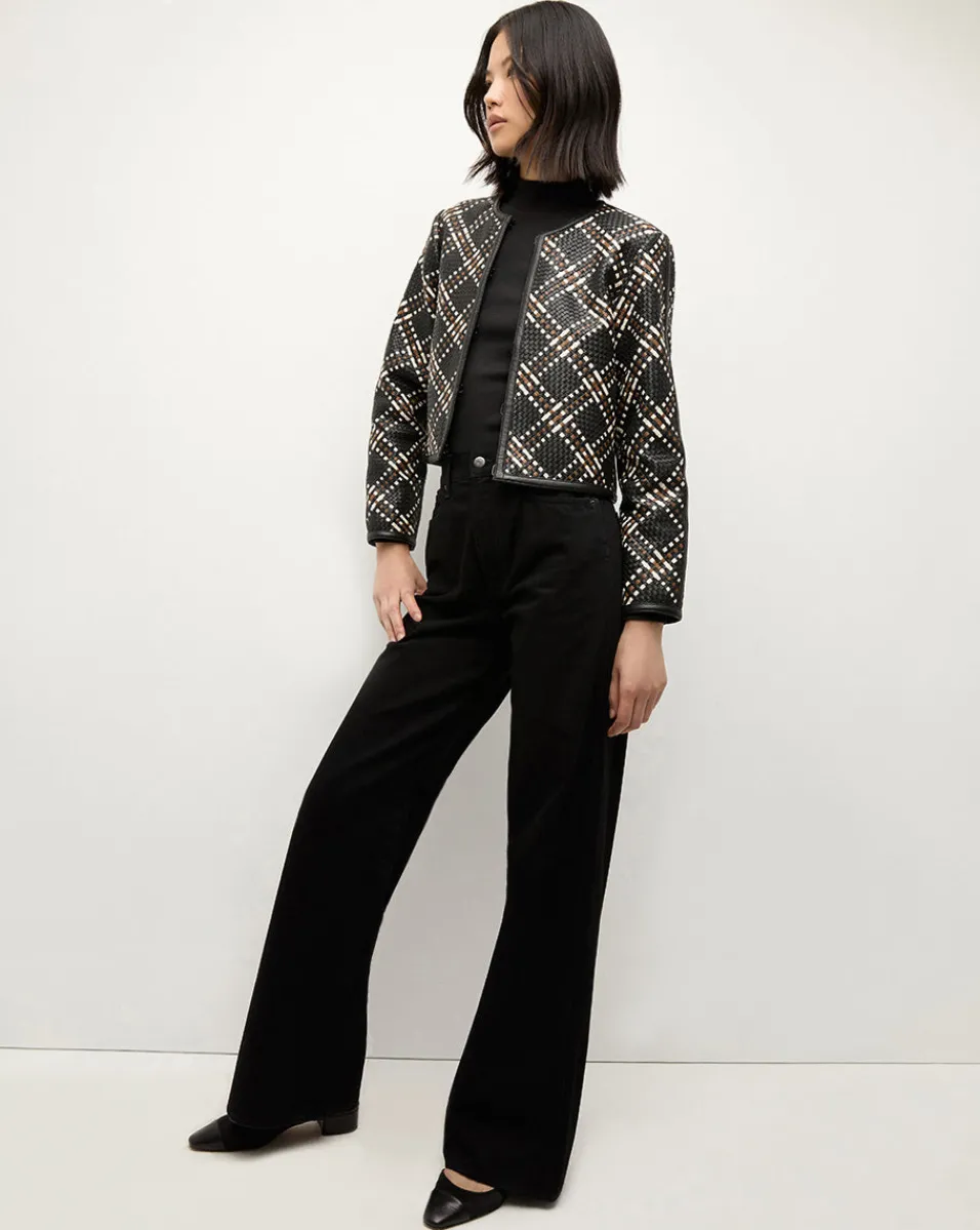 Cassandra Jacket in Black Multi>Veronica Beard Best