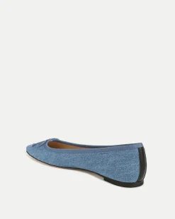 Catherine Denim Ballet Flat in><noscript><img width=