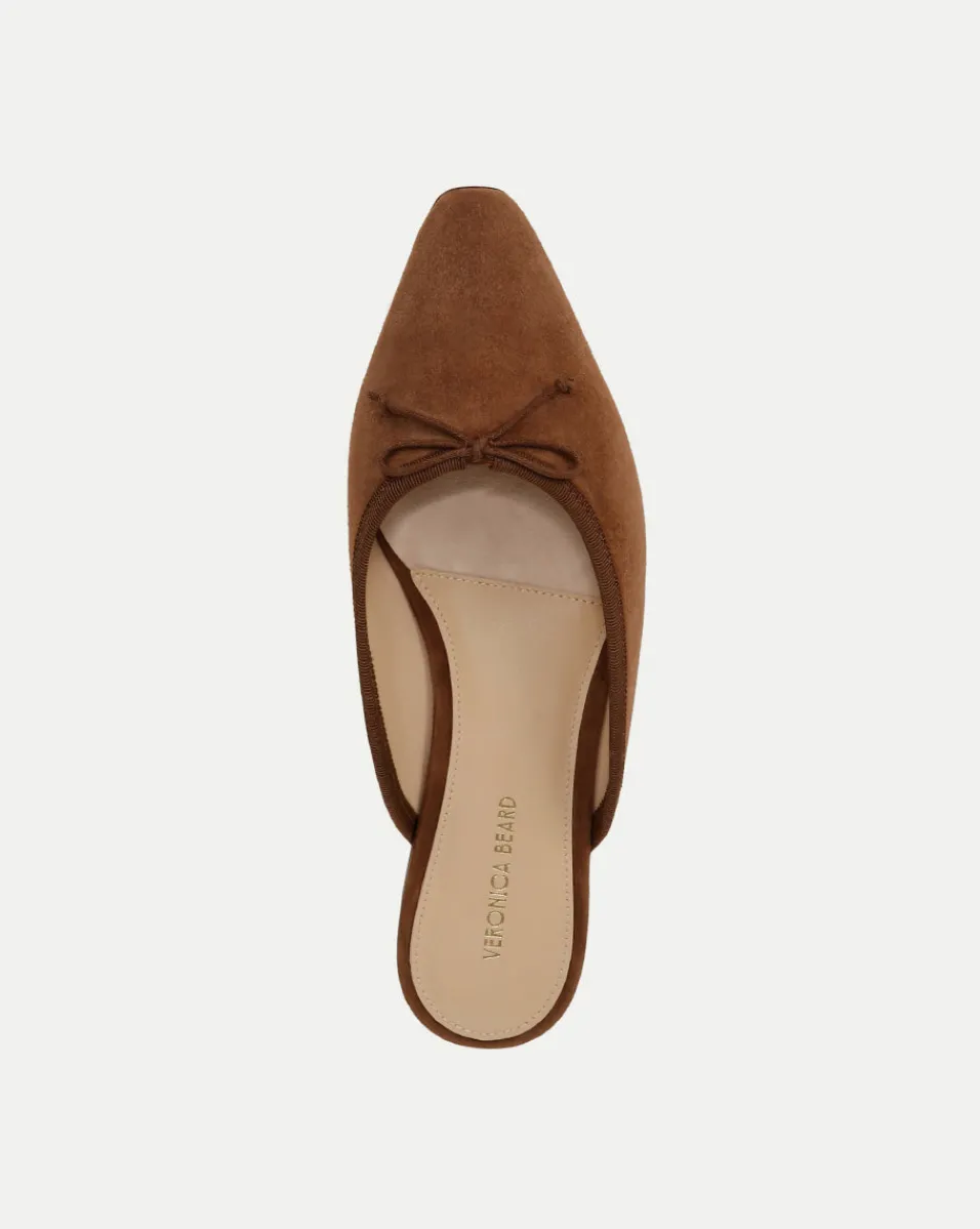 Catherine Suede Mule in>Veronica Beard Discount