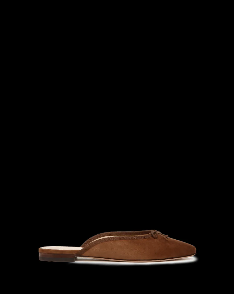 Catherine Suede Mule in>Veronica Beard Discount