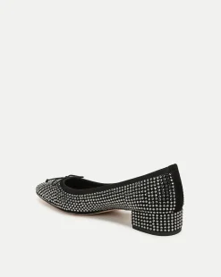 Cecile Rhinestone Ballet Pump in Black Rhinestone><noscript><img width=