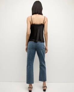 Ciarlo Lace-Trim Tank Silk Camisole in><noscript><img width=