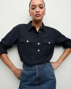 Colvin Top in>Veronica Beard Sale