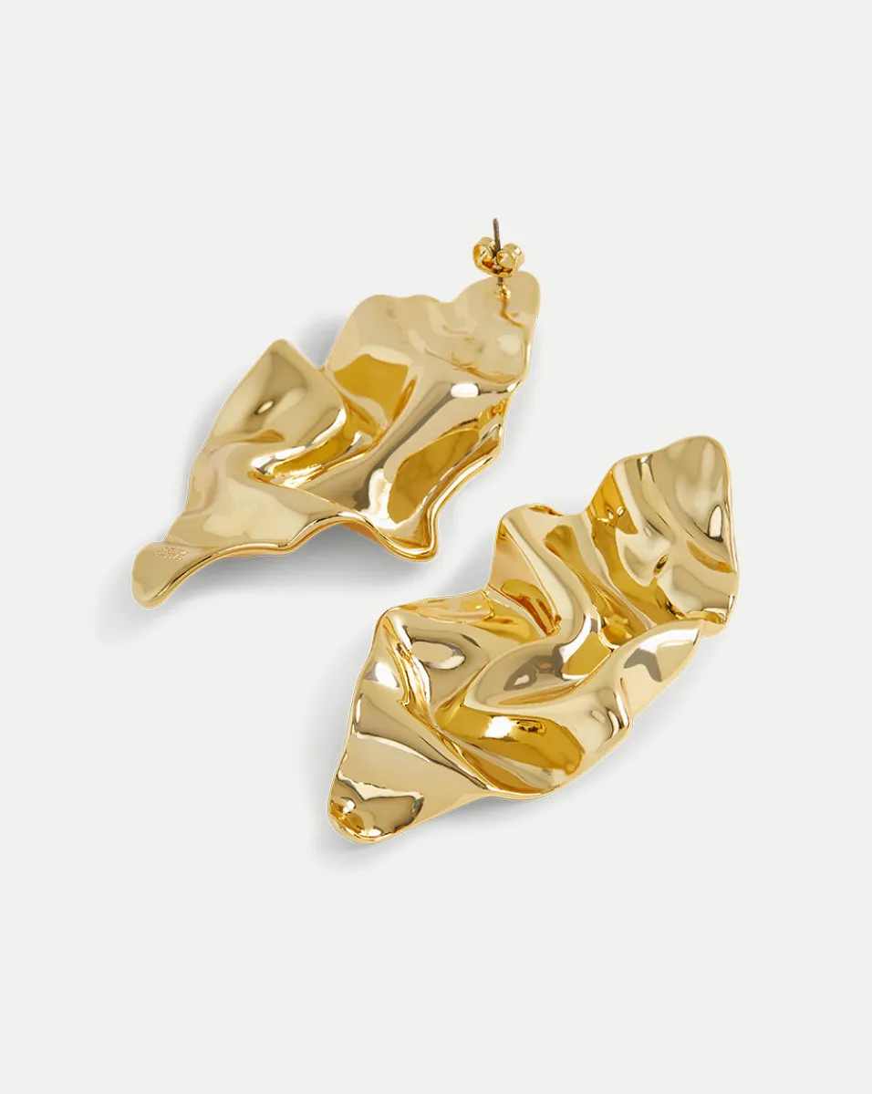 Crumpled Earring in>Veronica Beard Hot
