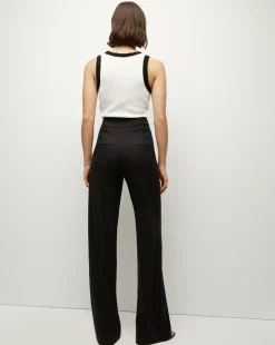 Cruz Stretch-Linen Pants in><noscript><img width=