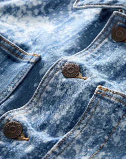 Dahl Acid-Washed Denim Jacket in Sapphire Sun><noscript><img width=
