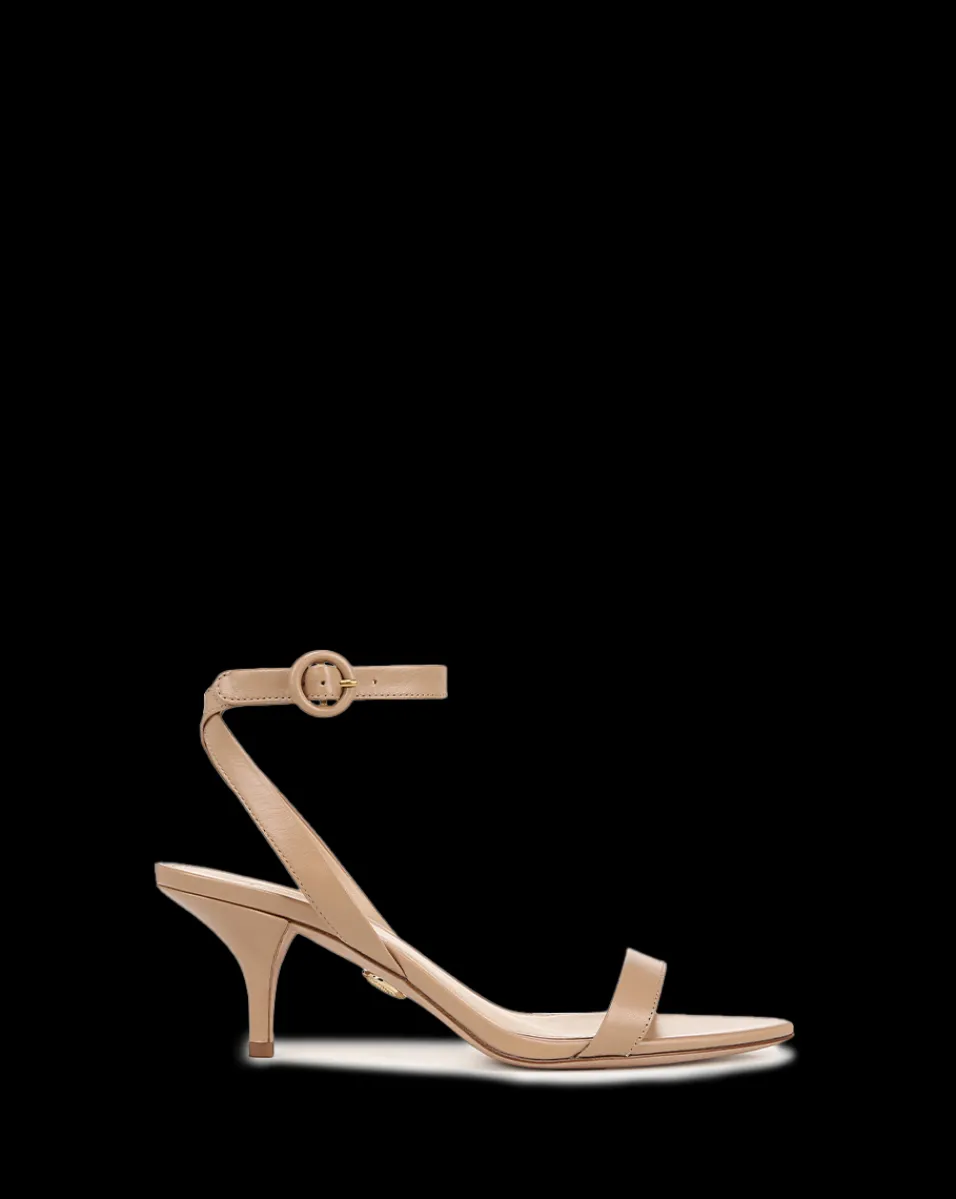 Darcelle Leather Sandal in>Veronica Beard Discount