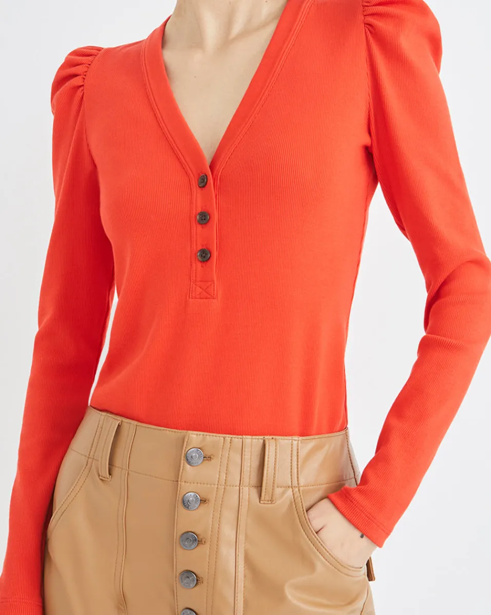 Dekalb Puff-Sleeve Top>Veronica Beard Clearance