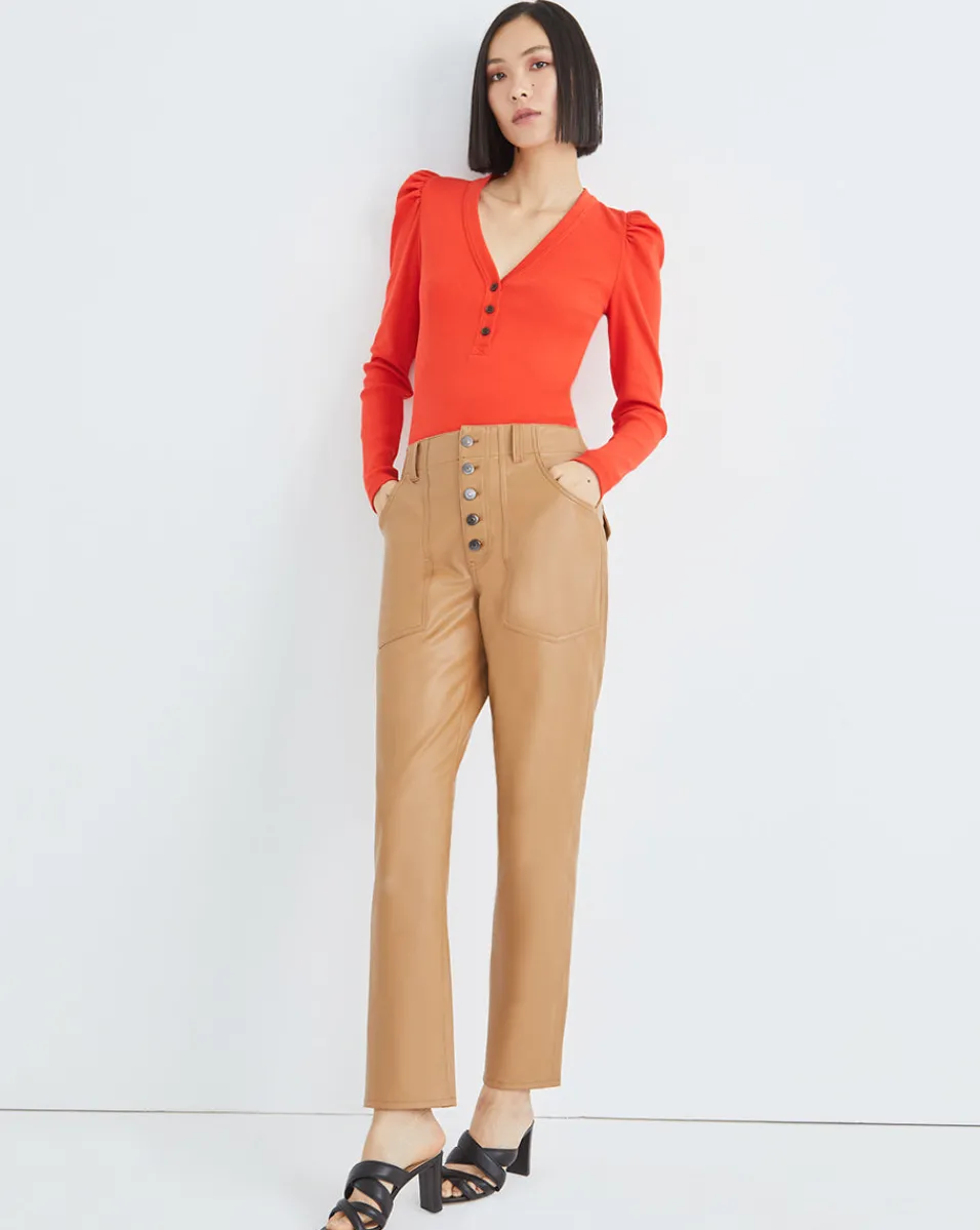 Dekalb Puff-Sleeve Top>Veronica Beard Clearance