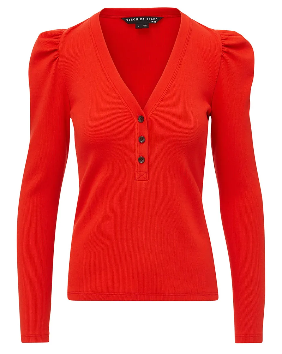 Dekalb Puff-Sleeve Top>Veronica Beard Clearance