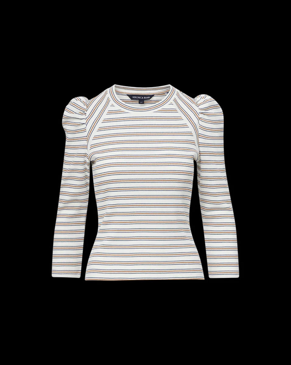 Delano Top in Off-White Multi>Veronica Beard Hot