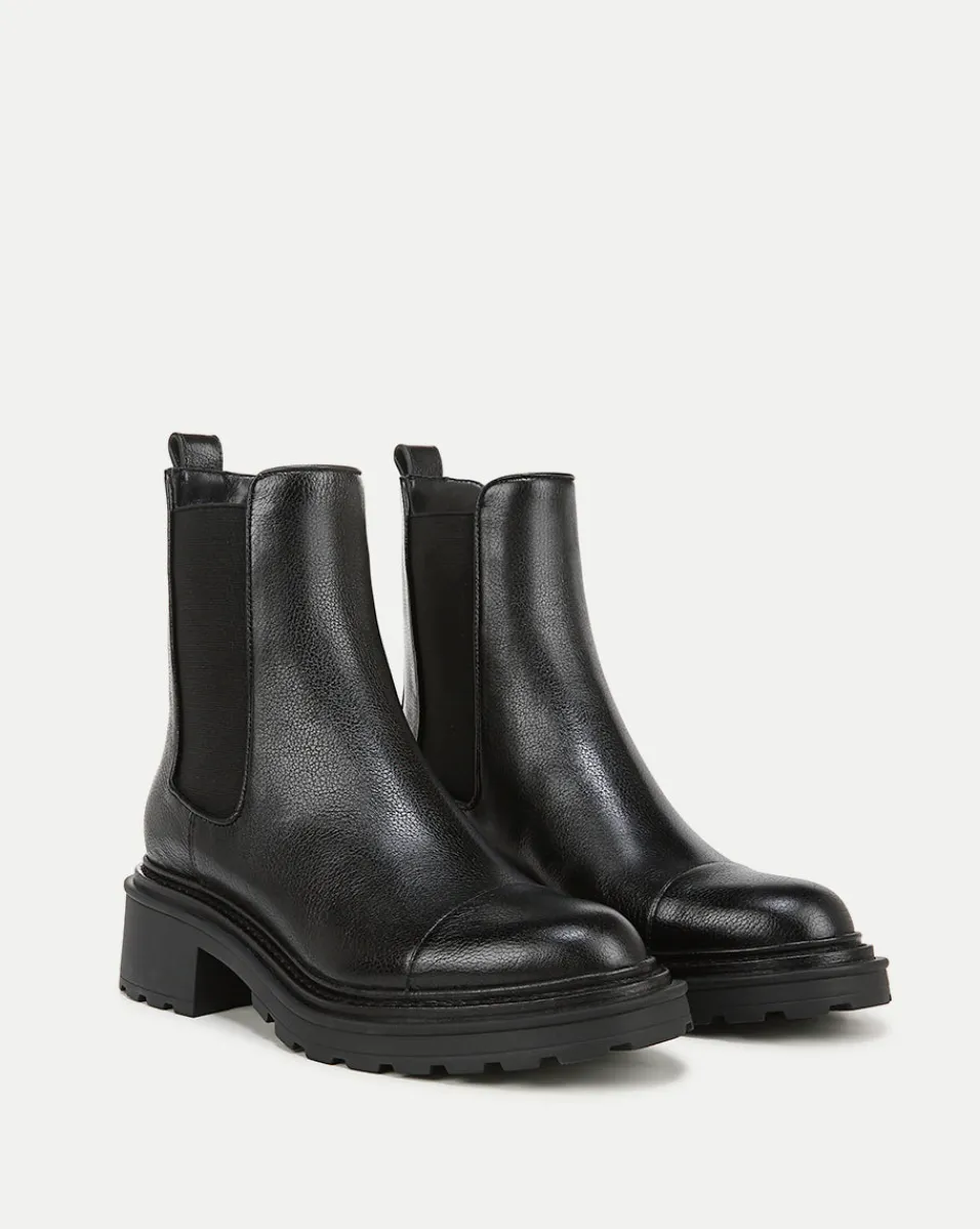 Delilah Leather Bootie in>Veronica Beard Hot