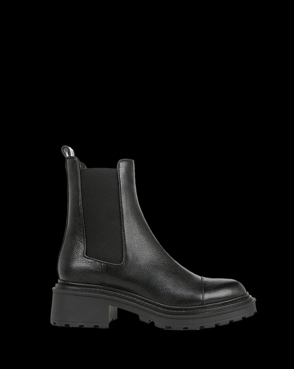 Delilah Leather Bootie in>Veronica Beard Hot