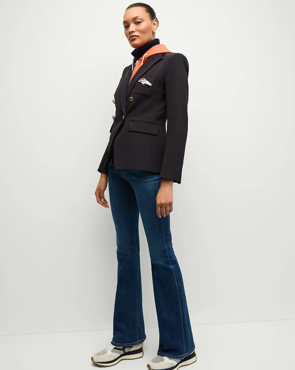Denver Broncos Dickey Jacket in Navy/Gold>Veronica Beard Outlet