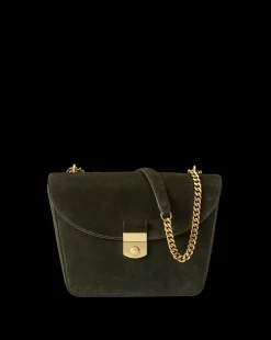 Double Link Suede Flap Bag in><noscript><img width=