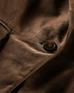 Duane Suede Dickey Jacket in Brown><noscript><img width=