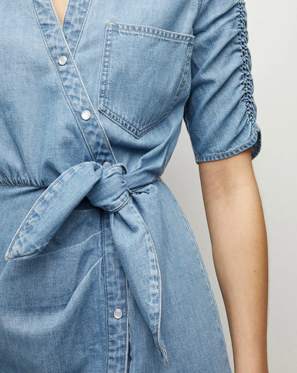 Dunn Denim Dress in>Veronica Beard Best