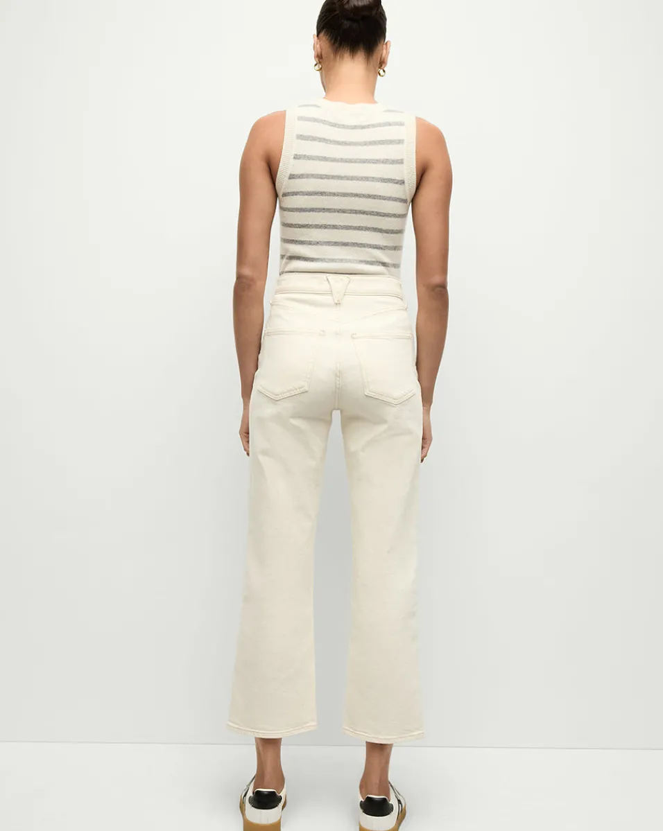 Dylan Straight-Leg Jean in>Veronica Beard Hot