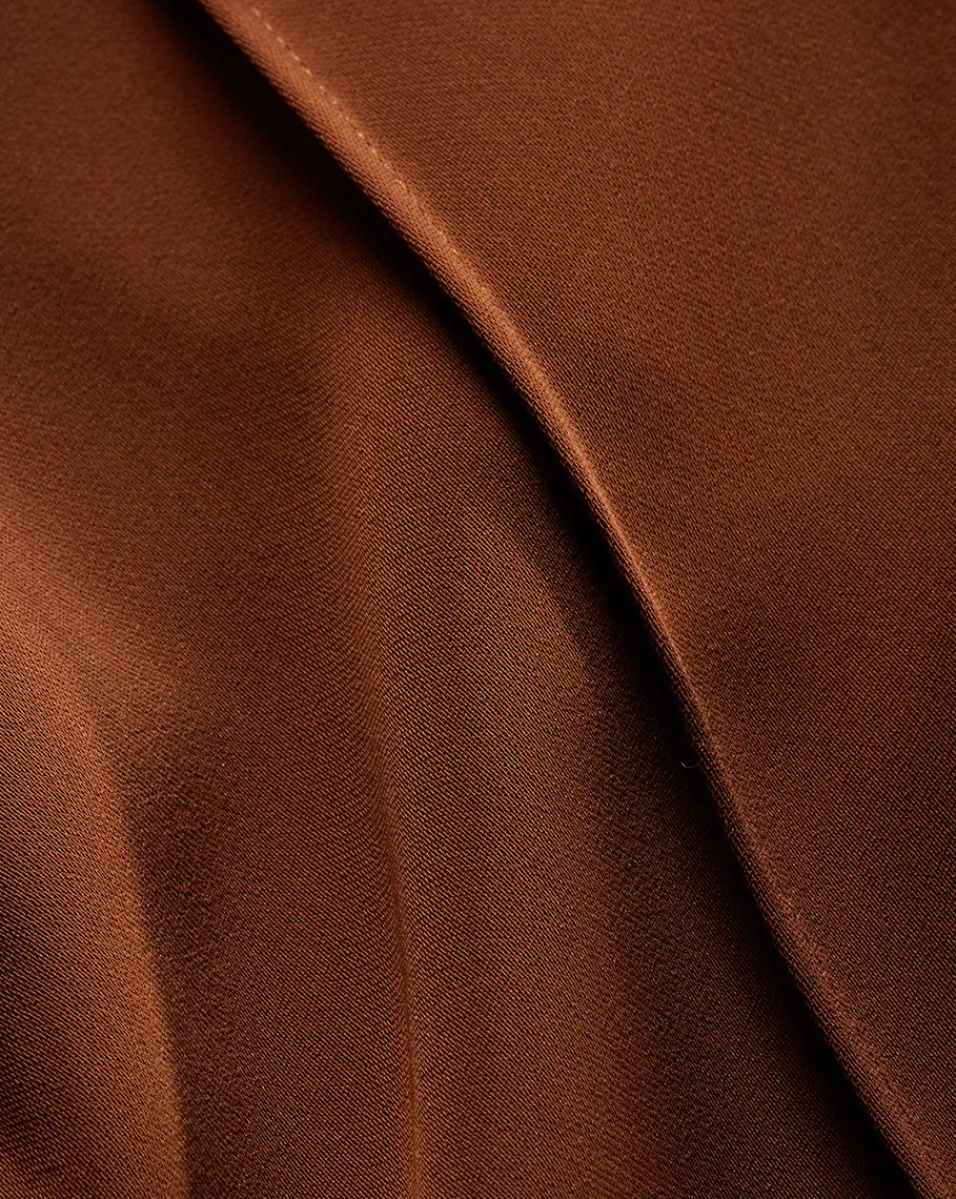 Edia Matte Crepe Pant in Deep Ochre>Veronica Beard Discount