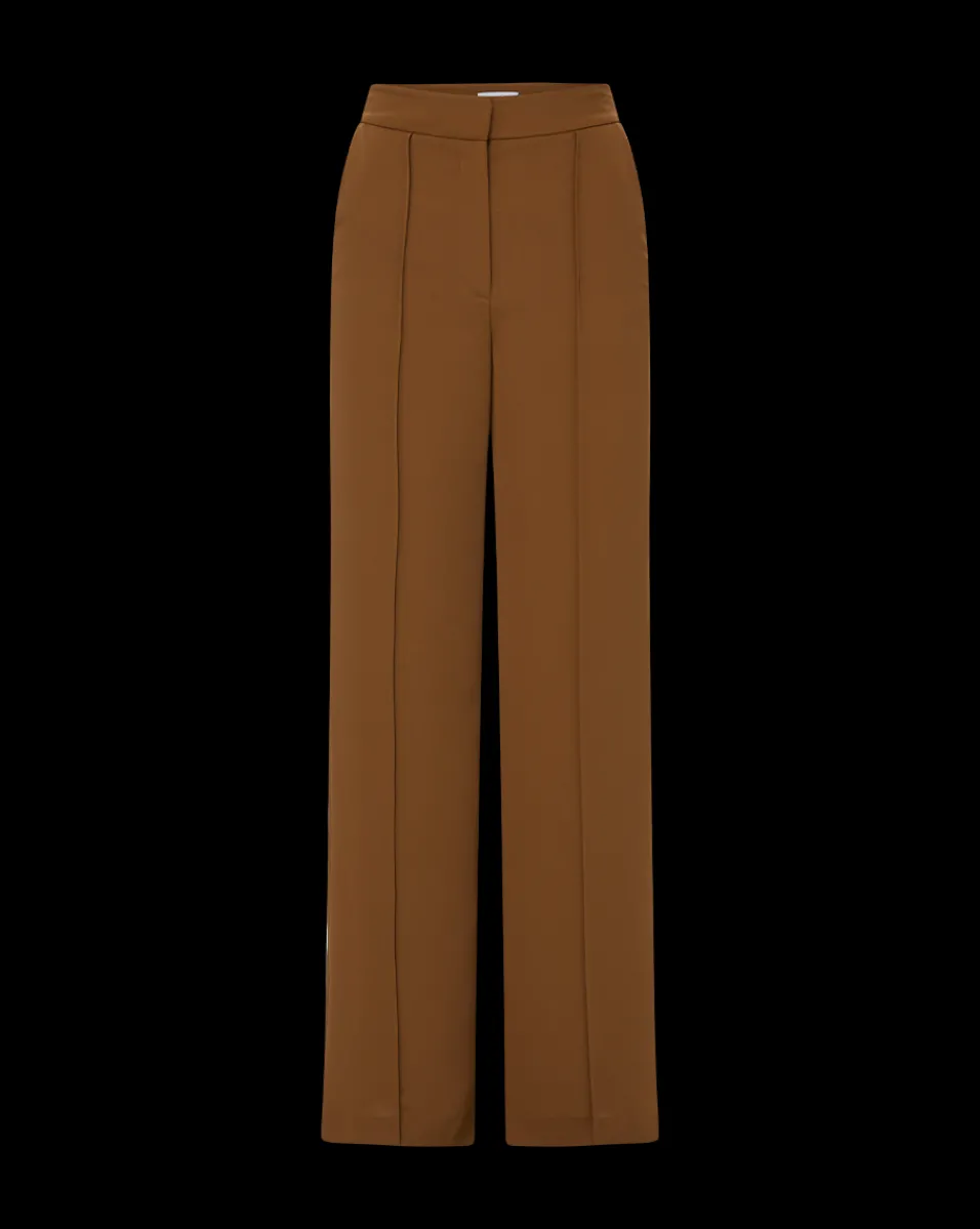 Edia Matte Crepe Pant in Deep Ochre>Veronica Beard Discount