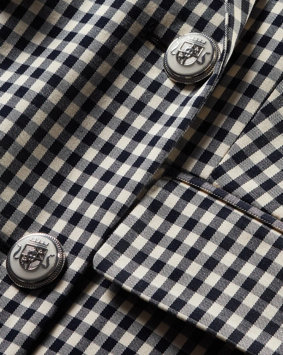 Enfield Gingham Halter Vest>Veronica Beard Hot